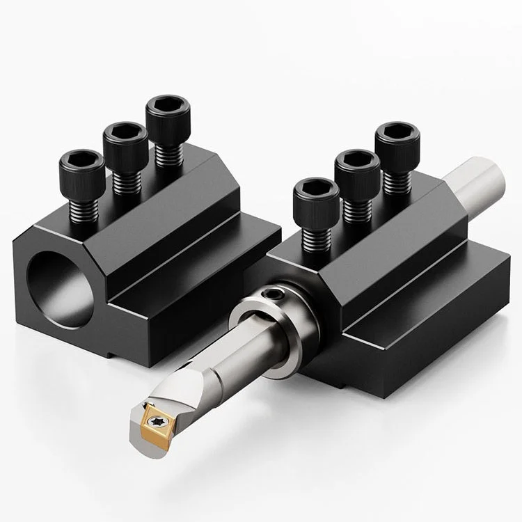Lathe Auxiliary Tool Holder for Straight-Shank Boring Bars, Drills & U-Drills